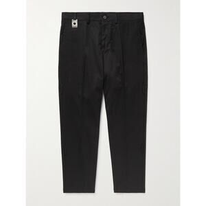 Craig Green 'Cropped' Black Slim-Fit Tapered Cotton-Blend Twill Trousers Size XL